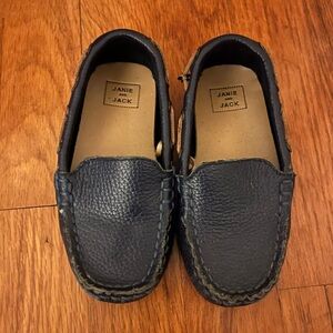 Janie and Jack leather driving shoes